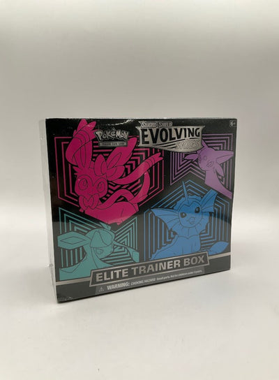Pokemon: Sword & Shield Evolving Skies Elite Trainer Box [Glaceon/Vaporeon/Sylveon/Espeon] #3 *See Picture for Condition*