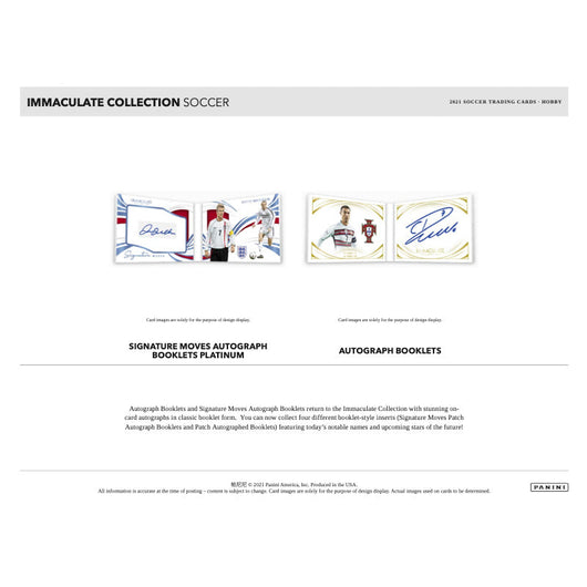 2021 Panini Immaculate Soccer Hobby Box