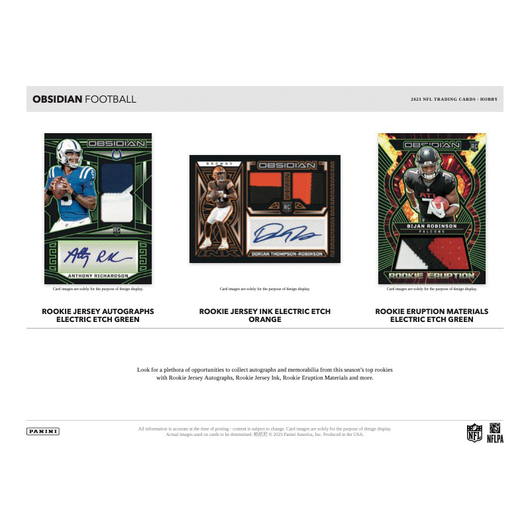 2023 Panini Obsidian Football Hobby 12 Box Case