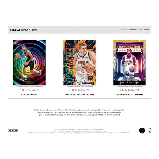 2023/24 Panini Select Basketball Hobby Box