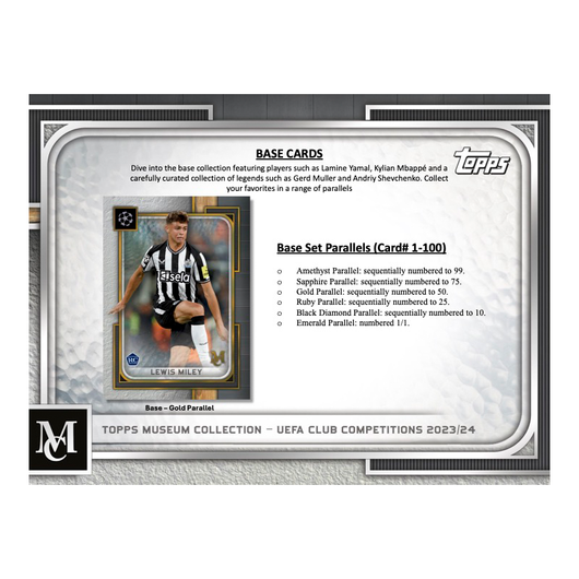 2023/24 Topps Museum Collection UEFA Champions League Soccer Hobby 12 Box Case