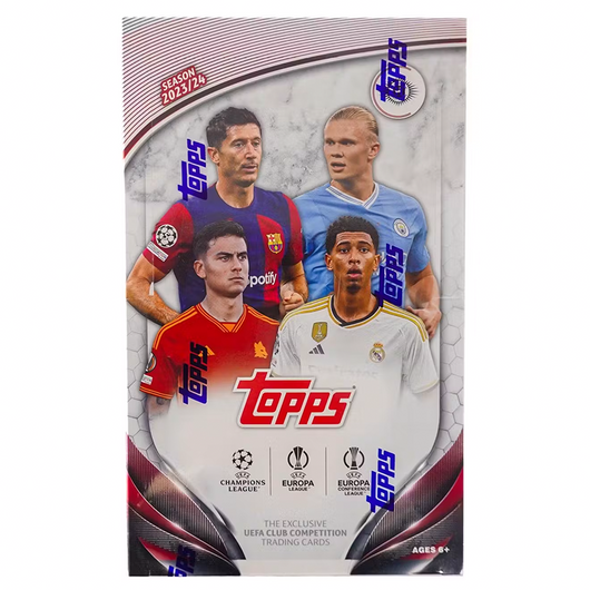2023/24 Topps UEFA Competitions Club Soccer Hobby 12 Box Case