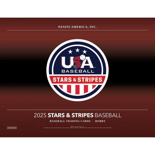 2025 Panini Stars and Stripes USA Baseball Hobby 20 Box Case