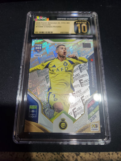 Cristiano Ronaldo in Al-Nassr FC Jersey CGC Graded PRISTINE 10 (Randomly Selected, May Not Be Pictured)