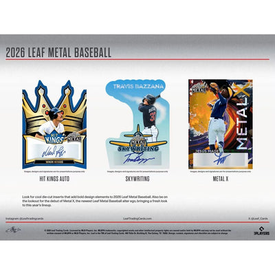 2026 Leaf Metal Baseball Jumbo Box