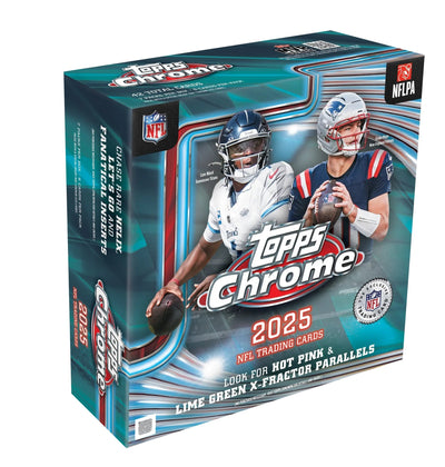 2025 Topps Chrome Football Mega Box
