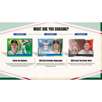 2025 Topps Chrome Platinum '55 Baseball Hobby Box