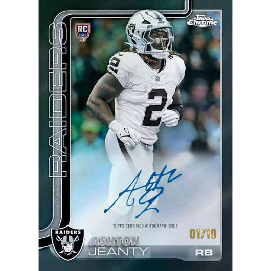 2025 Topps Chrome Football Jumbo Box