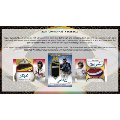 2025 Topps Dynasty Baseball Hobby 5-Box Case