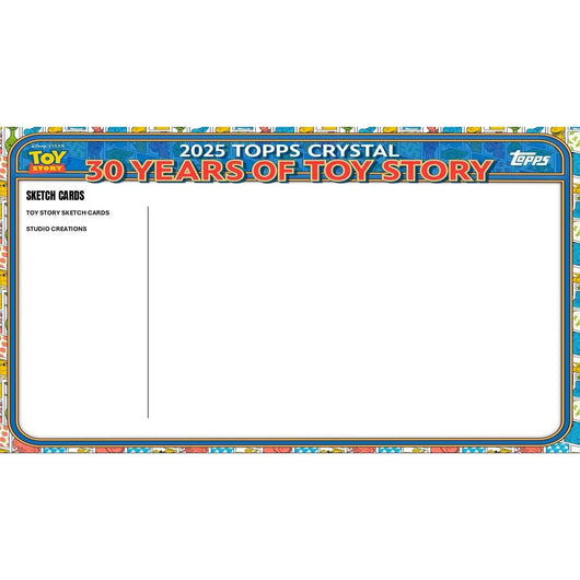 2025 Topps Pixar Crystal 30 Years of Toy Story Hobby Box