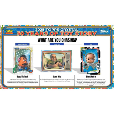 2025 Topps Pixar Crystal 30 Years of Toy Story Hobby Box