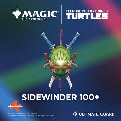 PREORDER Ultimate Guard: Deck Box  XenoSkin Sidewinder 100+  MTG: TMNT  Plains