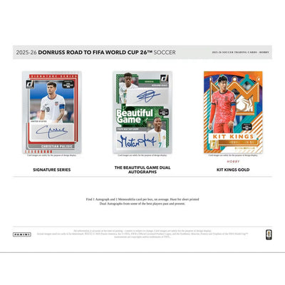2025-26 Panini Donruss Road to FIFA World Cup Soccer Hobby Box