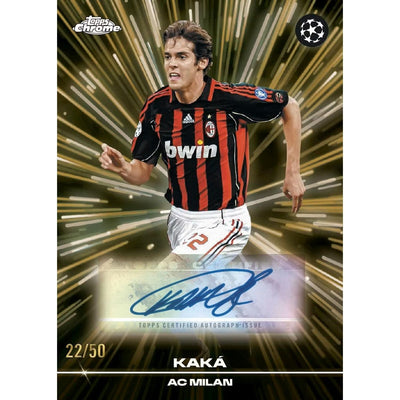 2025-26 Topps Chrome UEFA Club Competitions Soccer Breaker’s Delight 6-Box Case