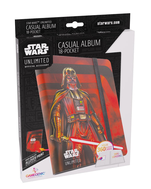 PREORDER Gamegenic Star Wars Unlimited 18-Pocket Album - Darth Vader Unstoppable