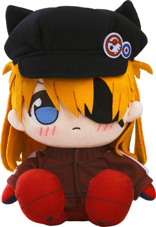 PREORDER Rebuild of Evangelion Kuripan Plushie Asuka Shikinami Langley (Jersey & Casquette Cap)