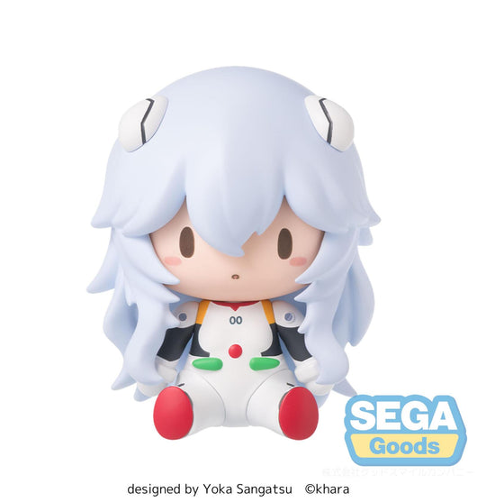PREORDER Evangelion 3.0+1.0 Thrice Upon a Time Fuwa Petit Chibi Figure Rei Long Hair