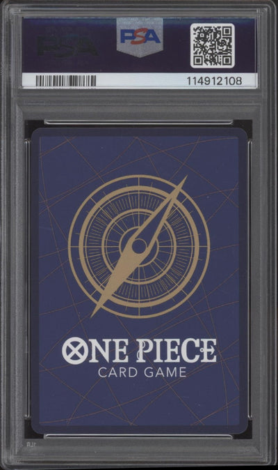 Shanks One Piece Card Game OP09 Wanted Alternate Art #004 PSA 10