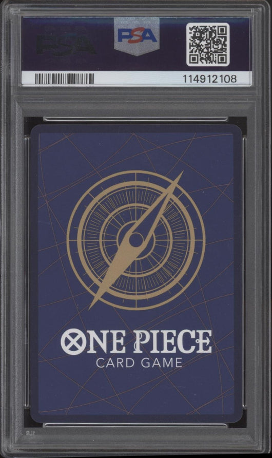 Shanks One Piece Card Game OP09 Wanted Alternate Art #004 PSA 10