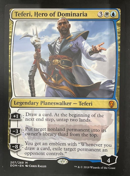 Teferi, Hero of Dominaria Magic the Gathering Dominaria Oversized Card 36" x 26