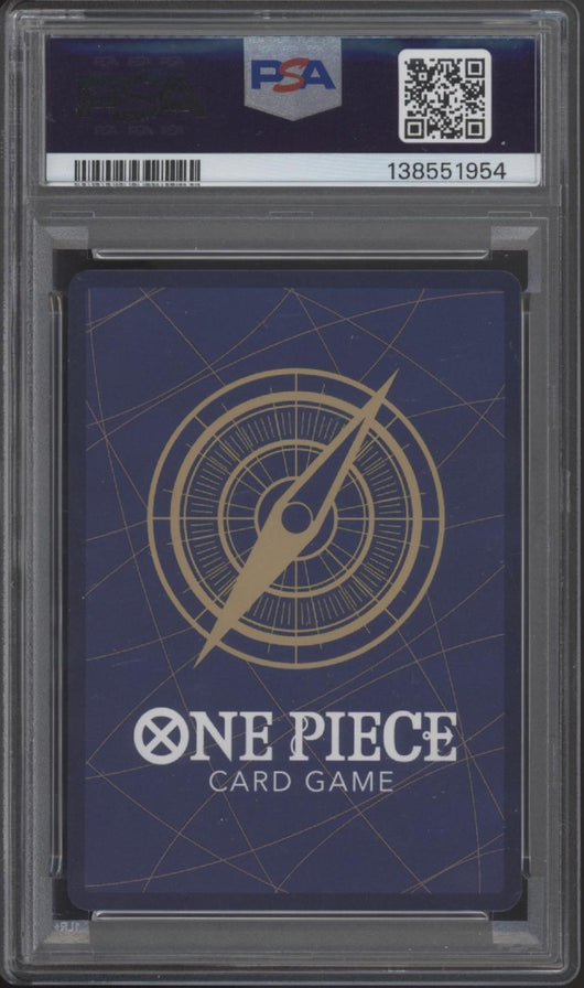 Boa Hancock One Piece Card Game OP07 Manga Alt Art Japanese #051 PSA 10