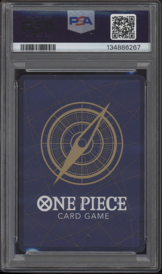 Monkey D Luffy One Piece Card Game OP09 Wanted Alternate Art #119 PSA 10