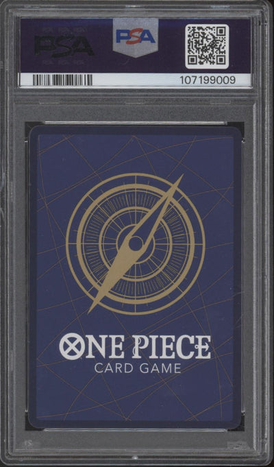 Shanks One Piece Card Game OP09 Manga Alternate Art #004 PSA 10