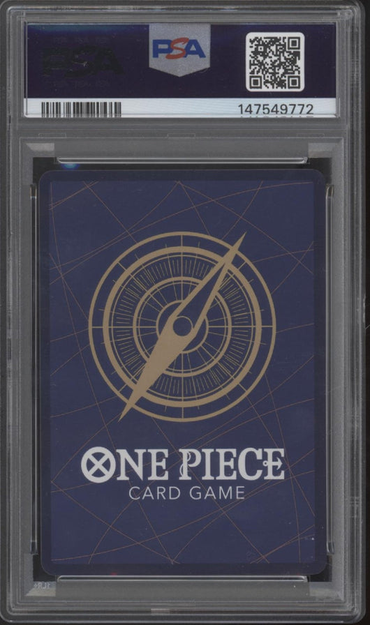 Shanks One Piece Card Game OP11 Special Alternate Art #004 PSA 10