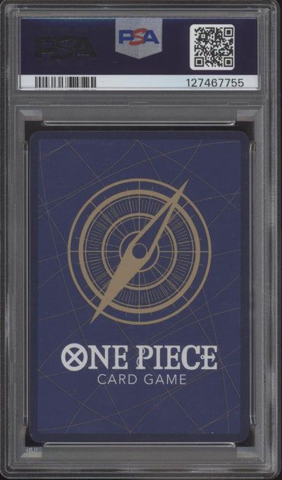 Monkey D Luffy One Piece Card Game OP03 Wanted Alternate Art #012 PSA 10