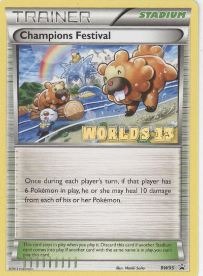 Champions Festival Pokemon Worlds 13 Promo #BW95