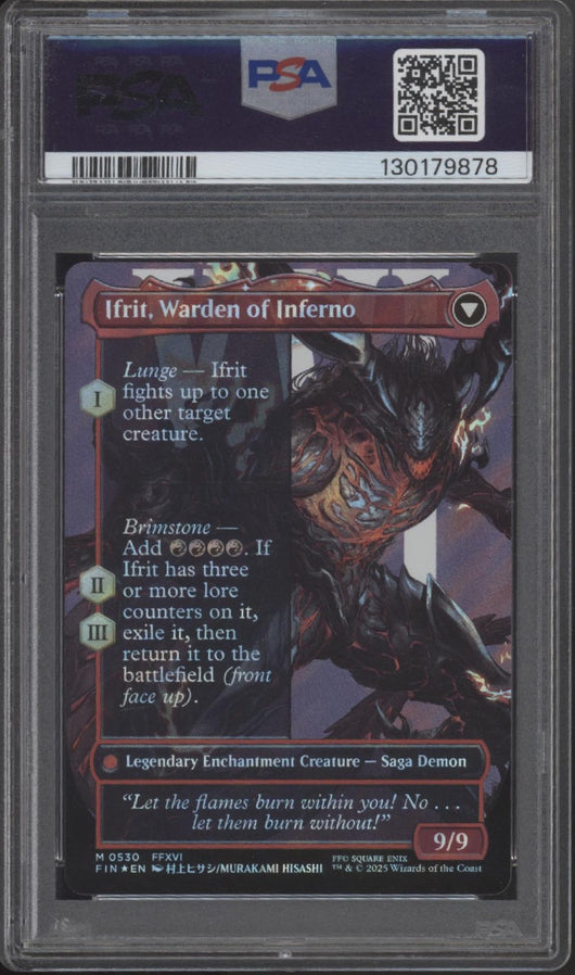 Clive, Ifrit's Dominant MTG Final Fantasy Character Borderless Surge Foil PSA 10