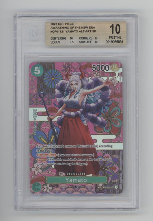Yamato One Piece Awakening of the New Era Alternate Art Beckett 10 Pristine