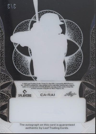 Roman Anthony 2024 Leaf Trinity Clear Auto 3/3 #CA-RA1