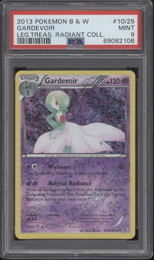 Gardevoir Pokemon Legendary Treasure Radiant Collection #10 PSA 8