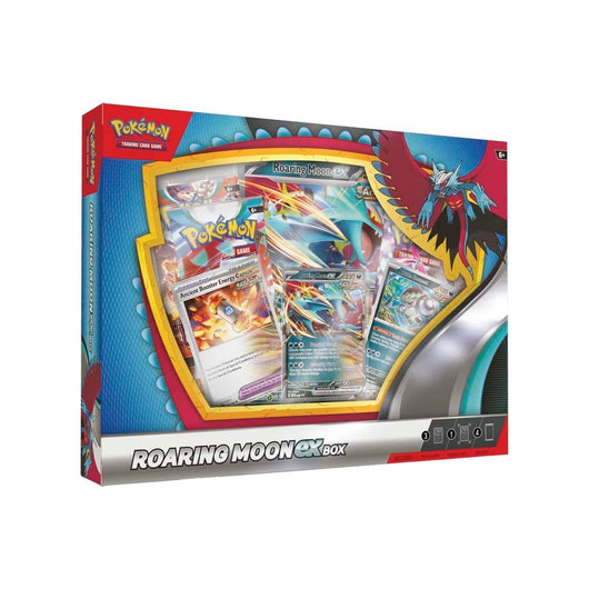 Pokemon TCG Roaring Moon/Iron Valiant Ex Box Trading Card Game Collectible 6y+