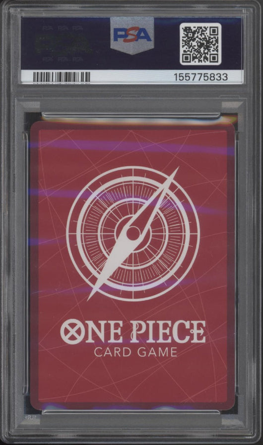 Monkey D Luffy One Piece Card Game ST29 Black & White Alternate Art #001 PSA 10