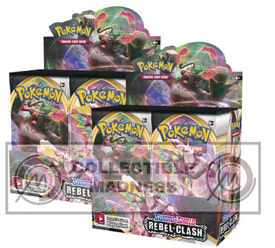 Pokemon - TCG - Rebel Clash Booster Box Options