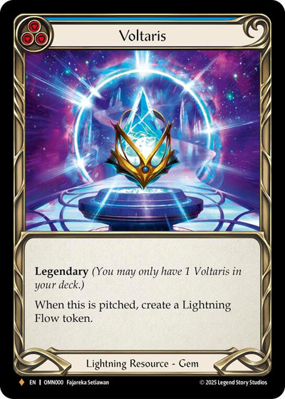 Voltaris (Blue) [OMN000] (Omens of the Third Age)  Cold Foil