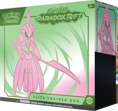 TCG: Scarlet & Violet - Paradox Rift Elite Trainer Box - Iron Valiant (9 Booster Packs, 1 Full-Art Foil Card & Premium Accessories)