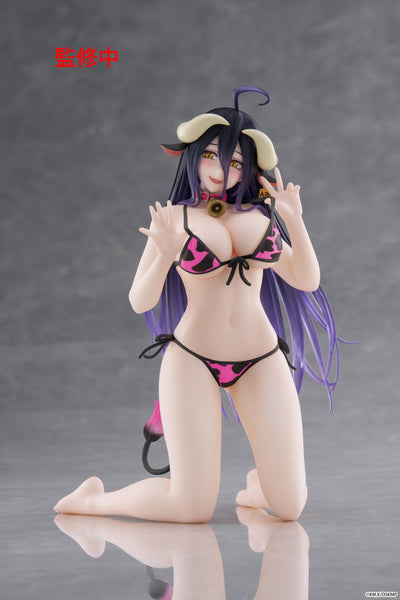 PREORDER Overlord Desktop Cute Figure Albedo (Cow-Print Swimsuit Version) (re-run)