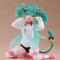 PREORDER Hatsune Miku Desktop Cute Figure (Cat Ear T Shirt Version) (re-run)
