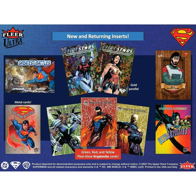 2025 Upper Deck Fleer Ultra Superman Hobby Box *Contact Us To Order*