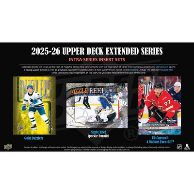 2025-26 Upper Deck Extended Series Hockey Hobby Box *Contact Us To Order*
