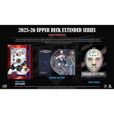 2025-26 Upper Deck Extended Series Hockey Hobby Box *Contact Us To Order*