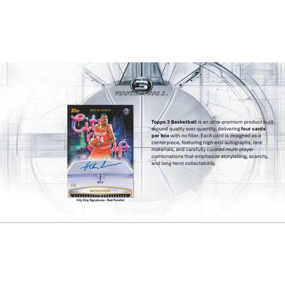 2025-26 Topps Three Basketball Hobby Box