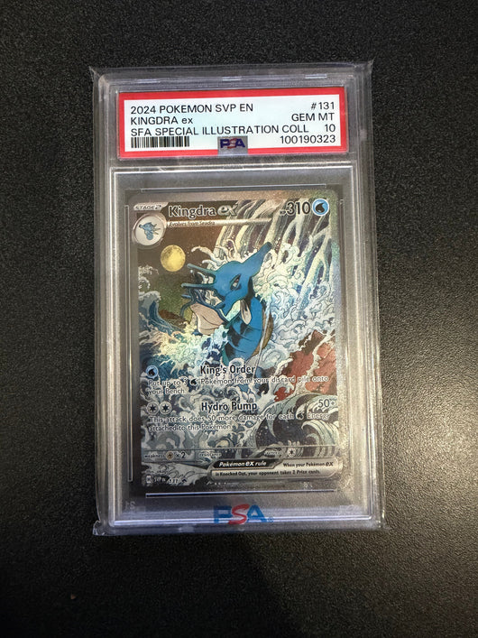 Pokemon: PSA 10 Kingdra ex - Illustration Rare