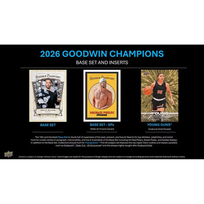 2026 Upper Deck Goodwin Champions Hobby Box *Contact Us To Order*