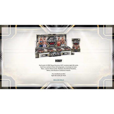 2026 Topps Knockout UFC Hobby Box