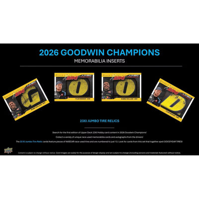 2026 Upper Deck Goodwin Champions Hobby Box *Contact Us To Order*