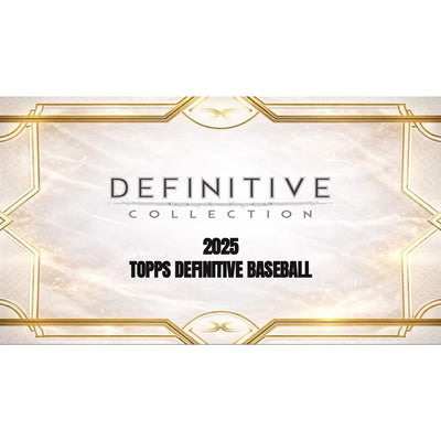 2025 Topps Definitive Baseball Hobby 2-Box Case